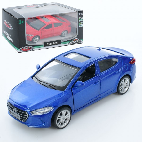 159558 Машина AS-3068 АвтоСвіт,1:40,Hyundai Elantra,мет.,інерц.,відчин.двері,гум.колеса,2 кольори,кор.,14,5