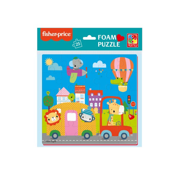 123270 М'які пазли 22х23 "Fisher Price. Місто" VT1109-05 (англ)