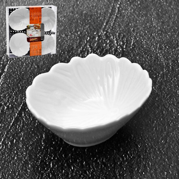 164131 Соусниці порцеляна 4шт/наб 16*16*4см R90551