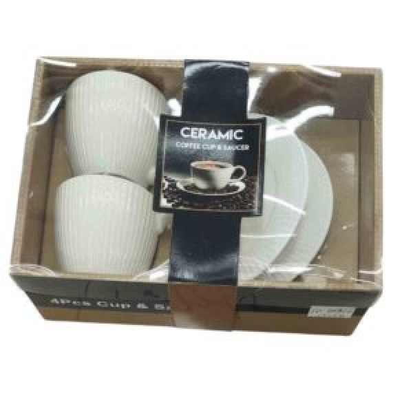 247087 Кавовий набір "Linea" 4пр/наб 250мл R37265-1