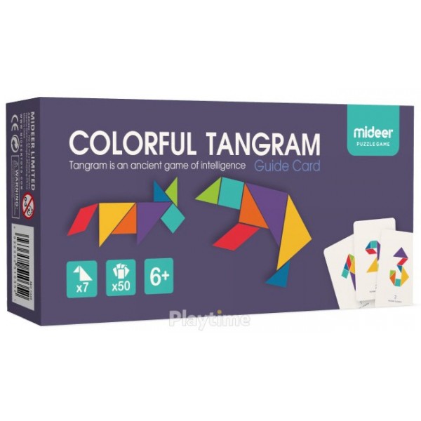 178006 Дерев'яний пазл COLORFUL TANGRAM