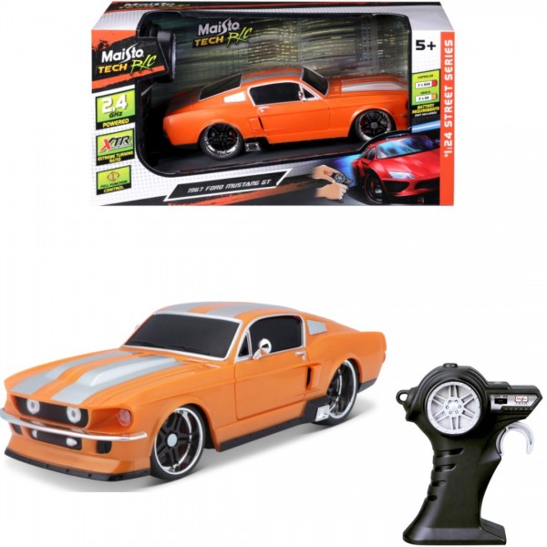 248283 Машинка іграшкова на р/к 1967 Ford Mustang GT, масштаб 1:24