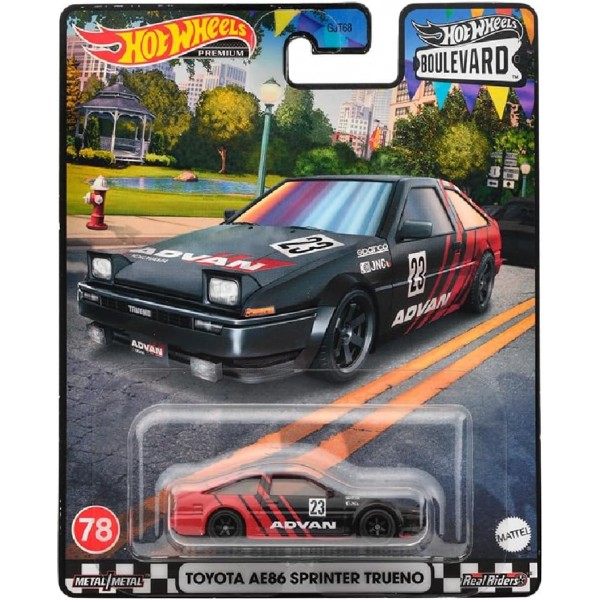 179878 Колекційна модель машинки Toyota AE86 Sprinter Trueno серії "Преміальні автівки" Hot Wheels (GJT68/HKF28)