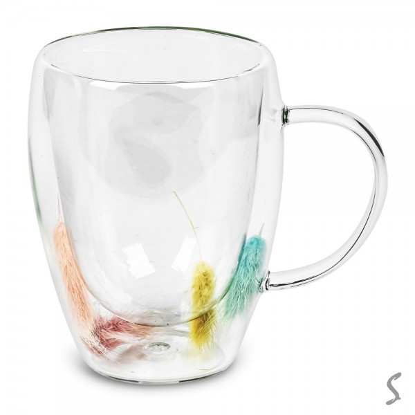 215209 Склянка з подвійною стінкою "Feather" 350мл R92966