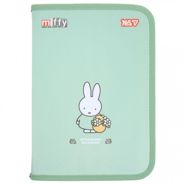 251620 Папка для зошитів Yes пласт. на блискавці В5 "Miffy"