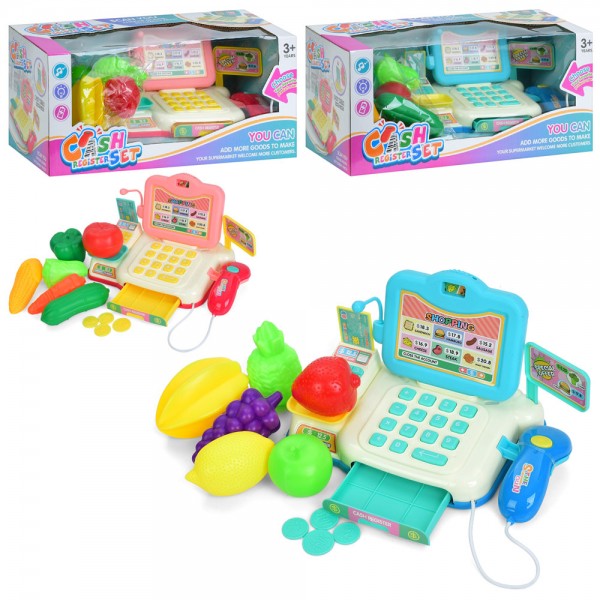 230060 Касовий апарат 682-1A-1B сканер,рухлива деталь,продукти,2 види по 2 кольори,муз.,бат.,кор.,34-15-15с