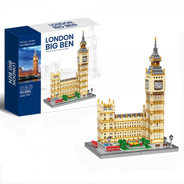 261962 Конструктор 8852 London Big Ben, міні-блоки, кор., 28,5-25-6 см.