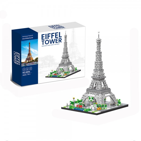261965 Конструктор 8896 Eiffel Tower, міні-блоки, кор., 38-28-5,5 см.