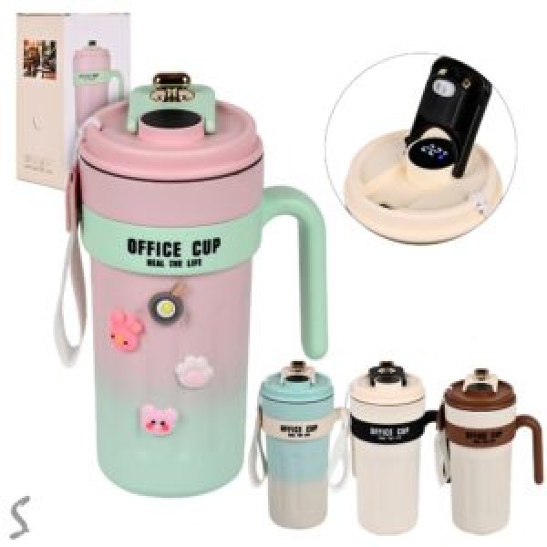 253842 Термокухоль з індикатором температури "Office cup" 650мл MT-5344