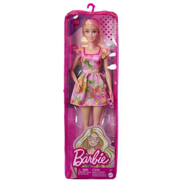 148446 Лялька Barbie "Модниця" в сукні з фруктовим принтом