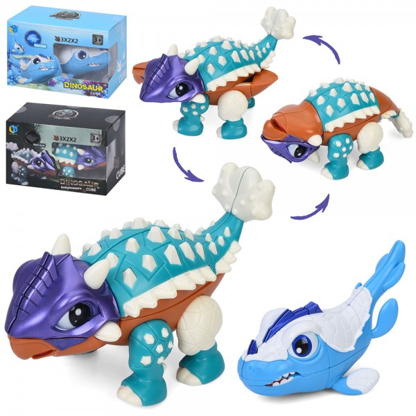 248126 Гра LH002CL/JL куб-динозавр,маг.куб,2х2х3голов,лог.гра,антист,декор,в кор-ці, 15-10-8см