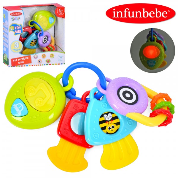 248090 Гра LS010Sбрелок з ключами,18см,проріз,зв,світ,на бат-ці в кор-ці19-19-6,5см