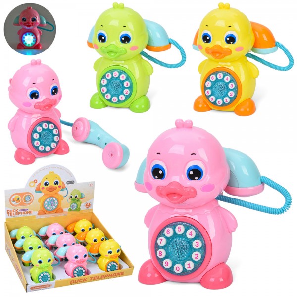 248092 Телефон 6821B качка,15-11-в17см,муз,зв(анг)світ,змін.реж.гри,на бат-ці.в дисплеї, 47-16,5-34,5см