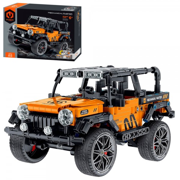 248219 Конструктор 5818 джип, 20,3-11-11,2см, інерц, 419дет, в кор-ці, 31-23-6,5см