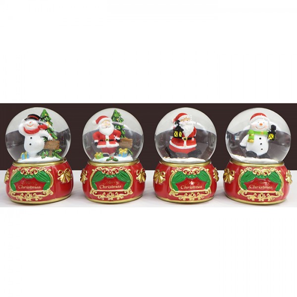 241483 Різдвяний декор M038 сніжна куля, Merry Christmas, кор., 10-12-10 см.