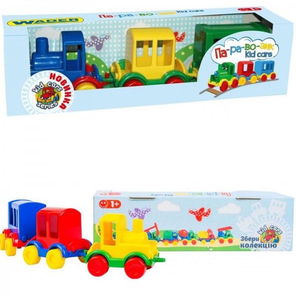 54624 Паравозик "Kid cars" 3 шт.