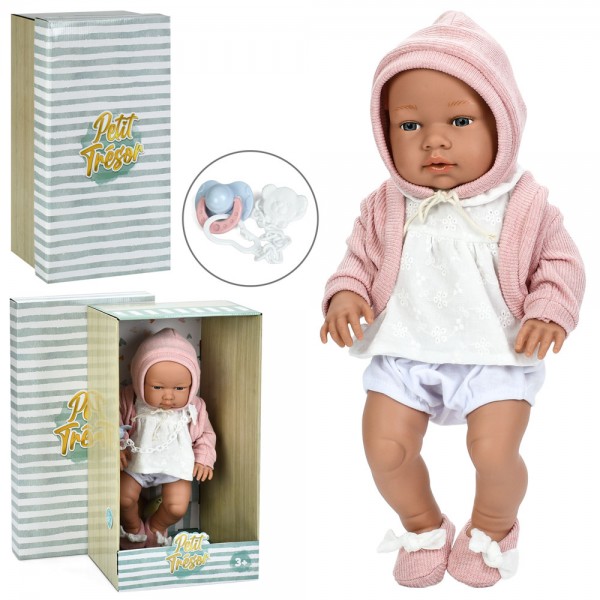 243679 Лялька T691802 пупс, 43см, соска, в кор-ці, 27-17-51см