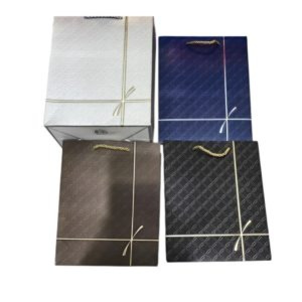 262769 Пакет подарунковий паперовий L "Platinum" 30*41.5*12см