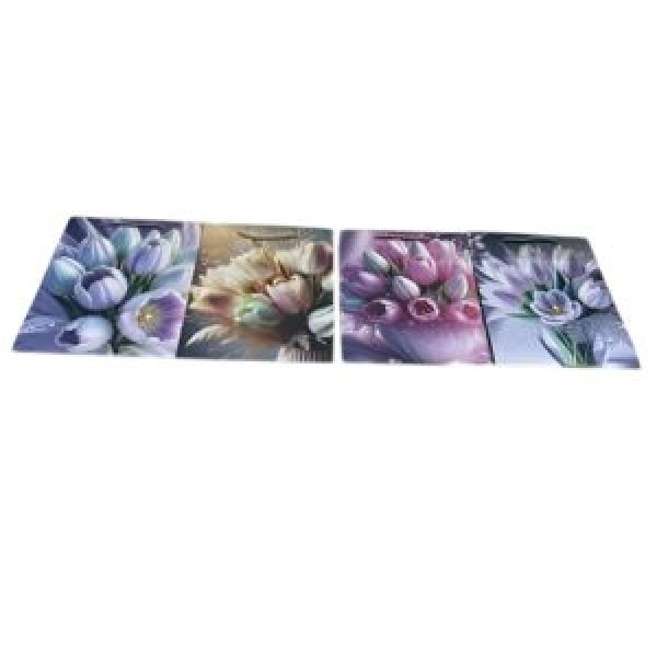 262779 Пакет подарунковий паперовий L "Tulip Bloom" 31*40*12см