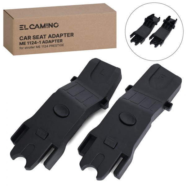 260948 Адаптер для автокрісла ME 1124-1 ADAPTER до коляскиME 1124 PRESTIGE,набір з2шт,кор, 27-10-9см