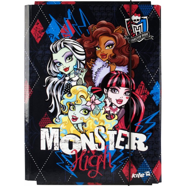 180193 Папка для праці, А4 Monster High