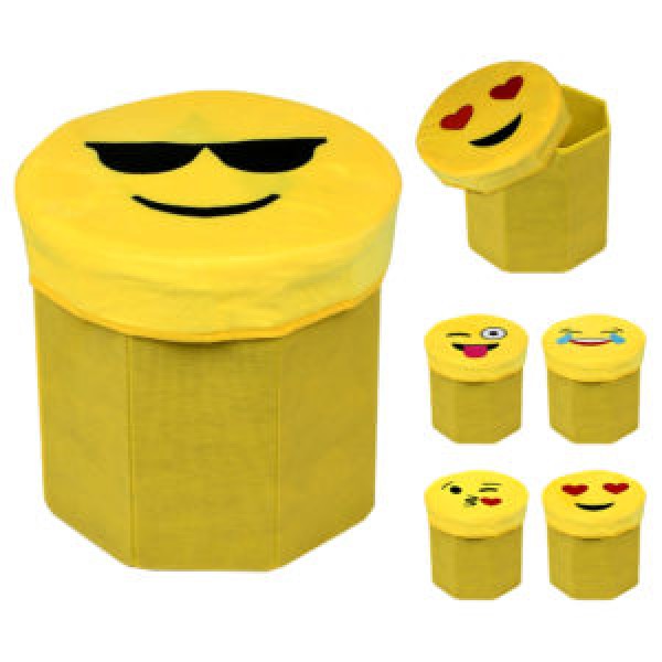 256702 Тумба-пуф складаний "Smile" 30*30*28см R33431