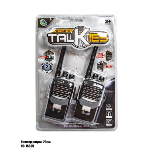 106768 РАЦИЯ WALKIE TALKIE JD616-1 ЧЕРНАЯ