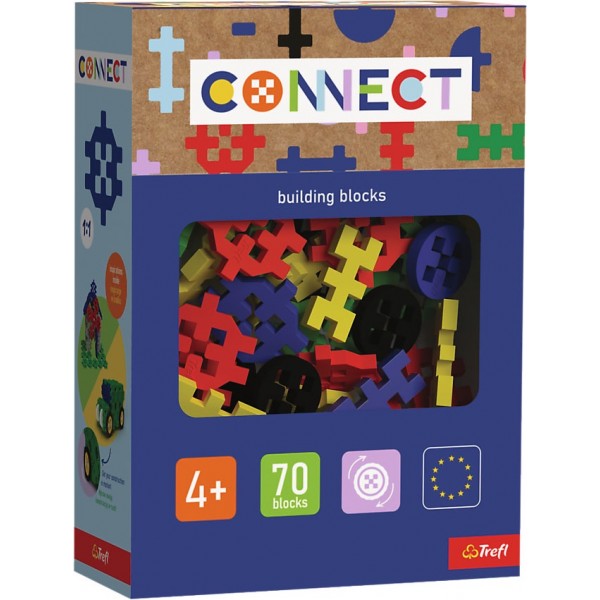 233560 19874 Trefl Connect набір деталей конструктора, 70 дет. (boys)