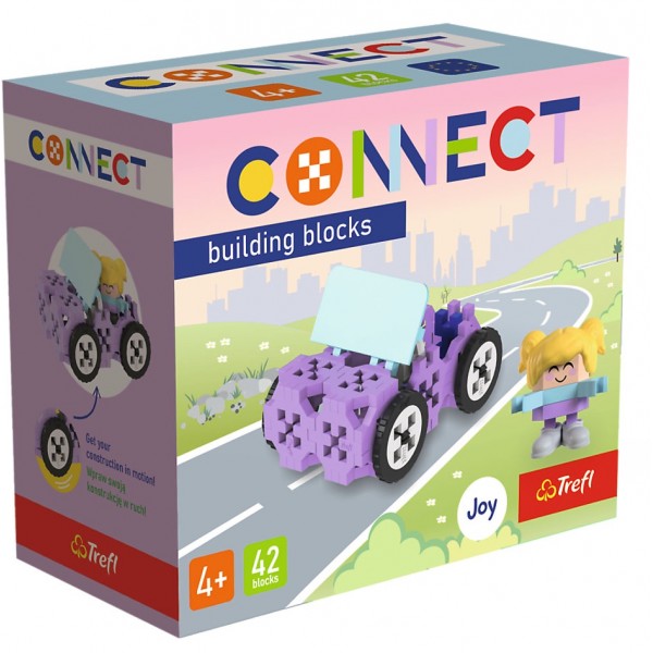 233563 20436 Trefl Connect конструктор Машина, 42 дет.