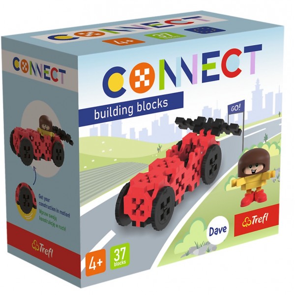 233565 20450 Trefl Connect конструктор Гоночна машина, 37 дет.