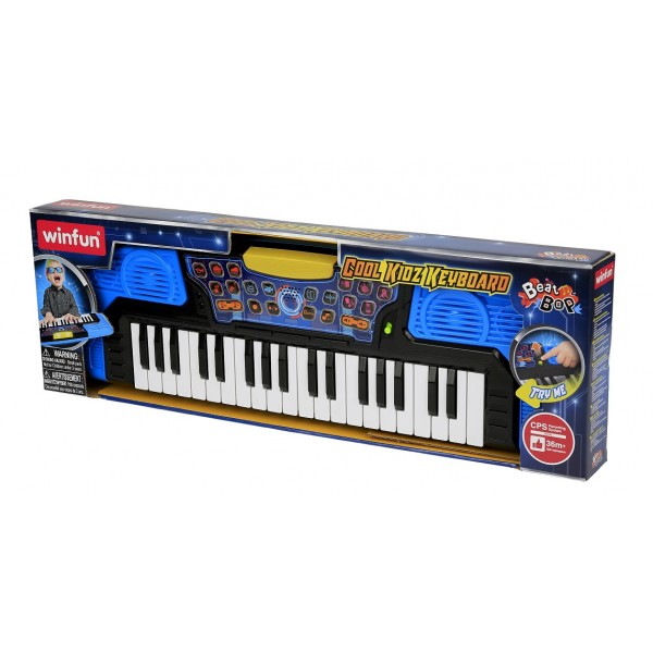 162022 Синтезатор 2084A-NL 37 клавіш, демо, муз., світло, бат., кор., 57-20-5 см.