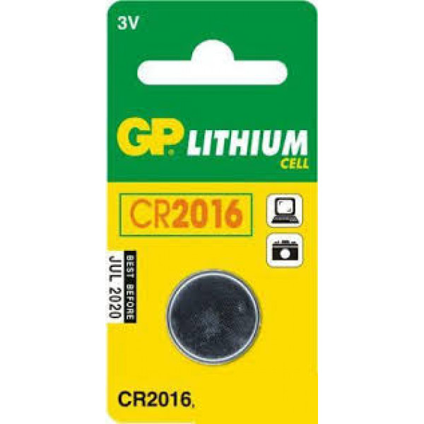 17322 Батарейка GP дискова Lithium Button Cell 3.0V CR2016-8U5 літієві