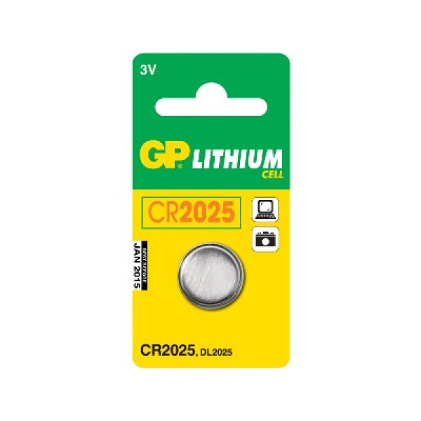 17323 Батарейка GP дискова Lithium Button Cell 3.0V CR2025-8U5 літієві