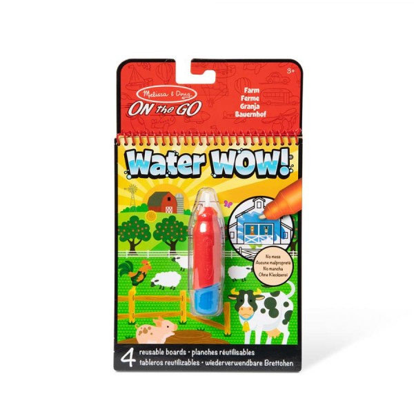 241728 Melissa & Doug. Water WOW: Водна розмальовка з ручкою «Ферма»