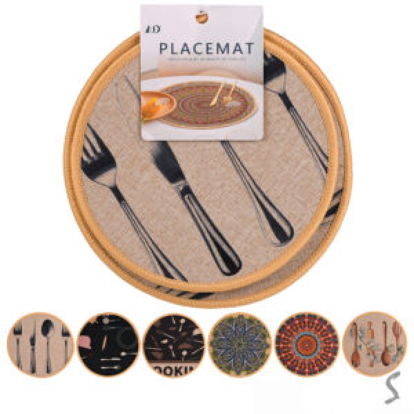 244715 Підставка під гаряче "Ornament" 2шт/уп 18/20см., R93140