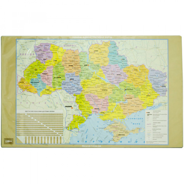 17916 Підкладка для столу «Карта України», 60*36,5см L5823