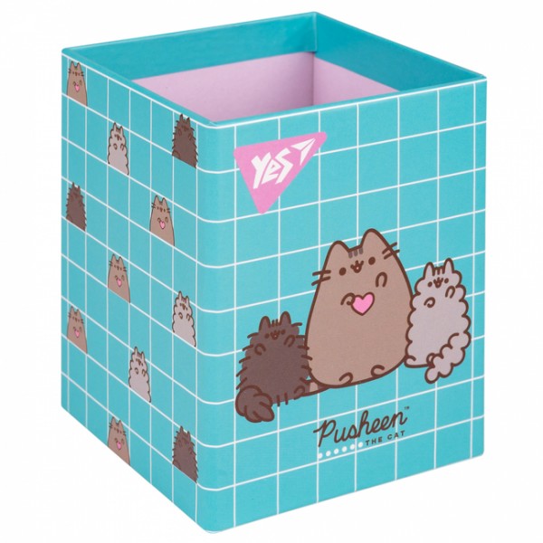 228453 Стакан для письмового приладдя Yes "Pusheen", картон
