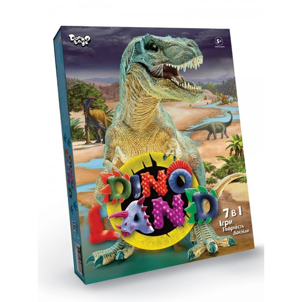 109161 Креативна творчість "Dino Land" 7 в 1 укр