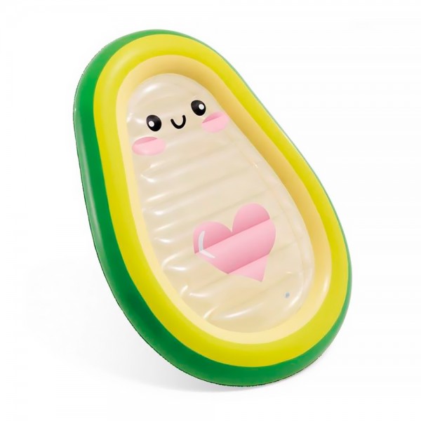 247174 Матрац 58739 (6шт) надувний, Авокадо, 165х114х23см, навантаження до 100кг, вік 6+, в кор-ці,