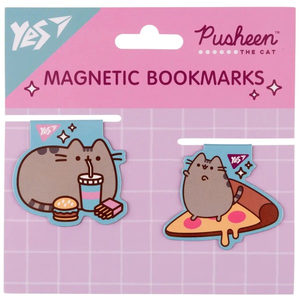 183635 Закладки магнітні Yes "Pusheen food", 2шт