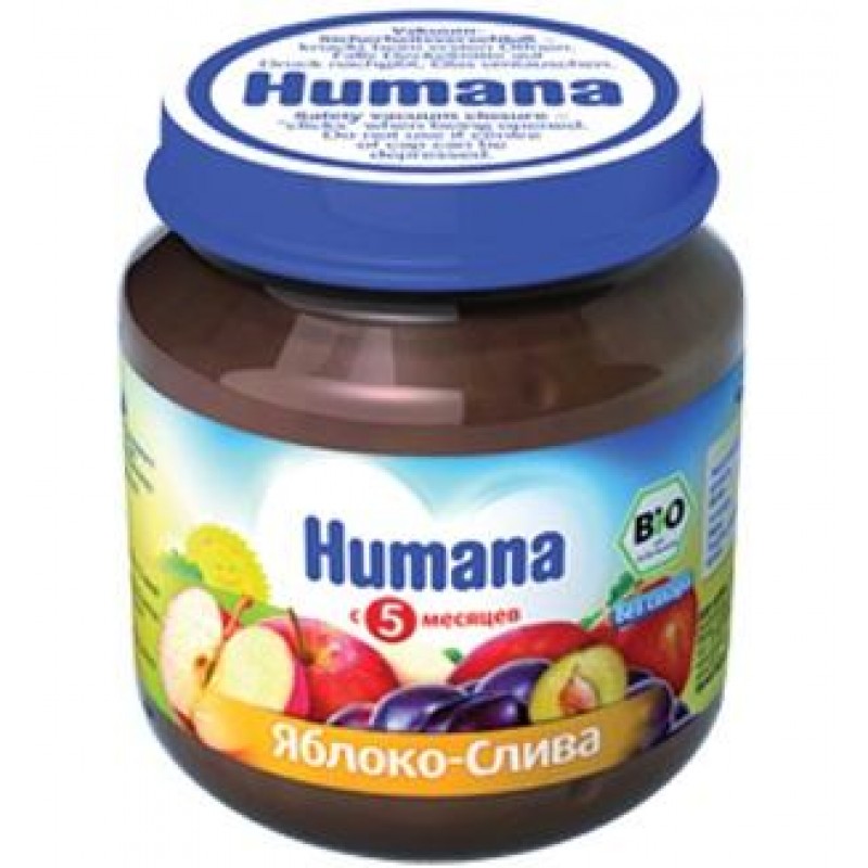 Пюре яблоко слива. Детское питание слива. Детское пюре слива. Humana детское пюре. Фруктовое пюре слива ФРУТОНЯНЯ