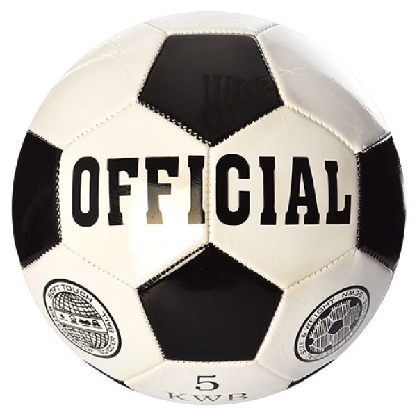 10854 М'яч футбольний EN-3226 розмір 5, ПВХ, 260-280 г., кул.