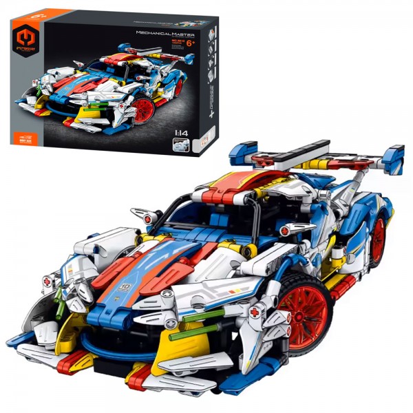 261615 Конструктор 9810 машина, 1:14, 1093дет., кор., 35-27-7 см.