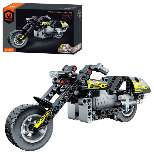 248143 Конструктор 5801 мотоцикл, 23-8-10см, інерц, 183дет, в кор-ці, 29-19,5-6см