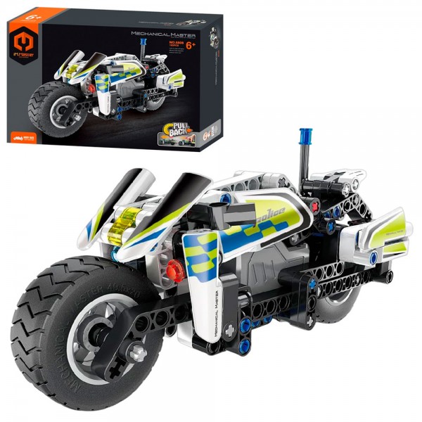 248223 Конструктор 5806 мотоцикл, 19-7-9см, інерц, 193дет, в кор-ці, 29-19,5-6см