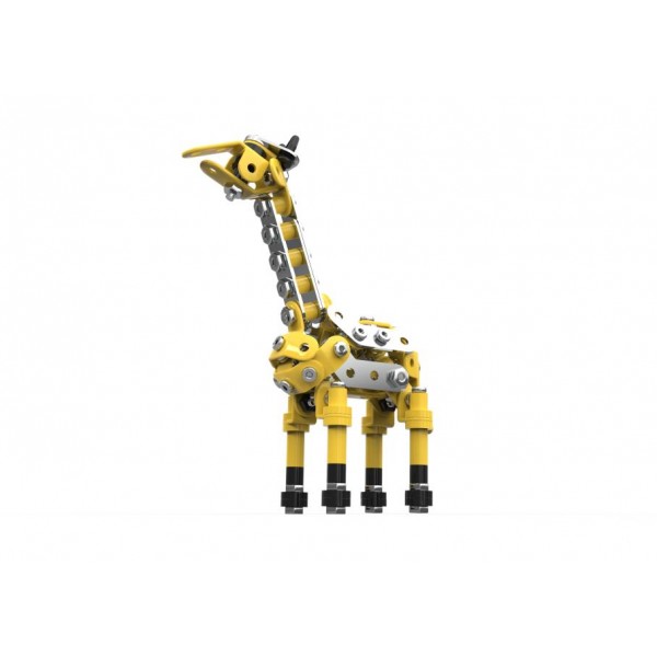 116567 Конструктор SW-060 мет., жираф, викрутка, 164 дет., кор., 36-23,5-4 см.