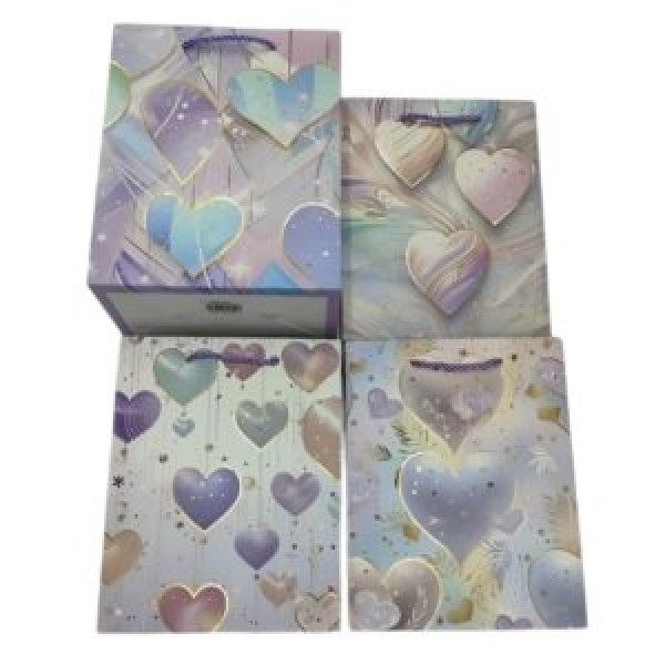 262804 Пакет подарунковий паперовий M "Dreamy Love" 26*32*10см