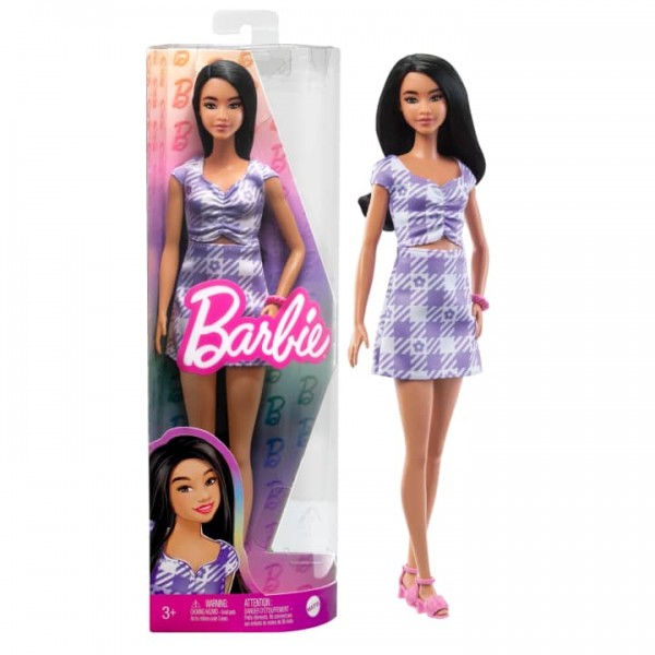 156614 Лялька Barbie "Модниця" у ніжній сукні з фігурним вирізом