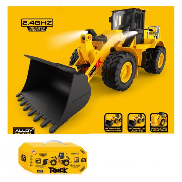 259503 Бульдозер 722-17 радіокер2,4G, акум., 32см, 1:16, будтехніка,звук,світ,рухомі деталі,USB.кор.