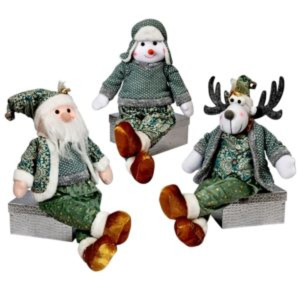 256724 Фігура новорічна "Santa&Co" 51см M17300